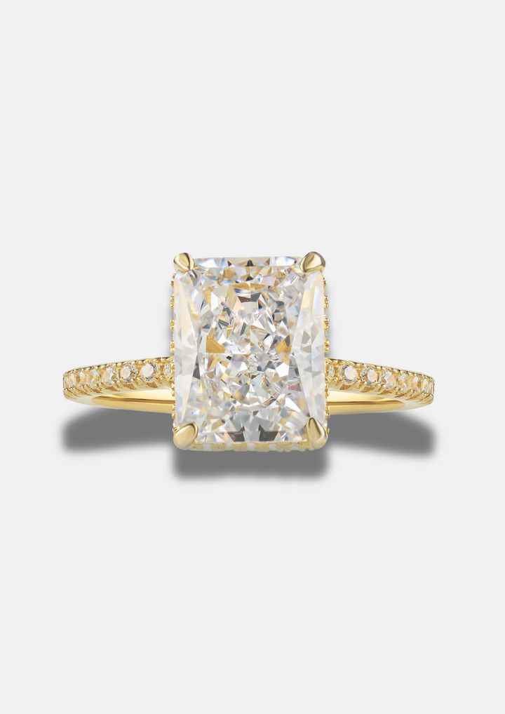 ARANYA PAVÉ BIRTHSTONE RING