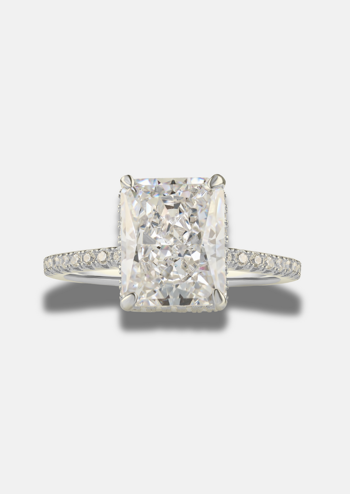 ARANYA PAVÉ BIRTHSTONE RING