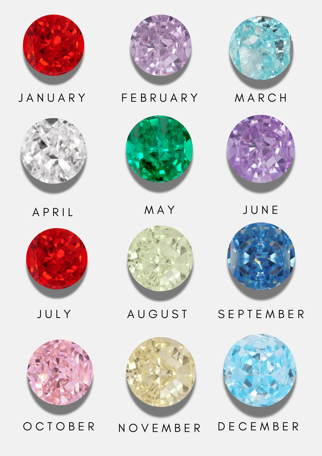 RECTANGLE BIRTHSTONE LOCKET