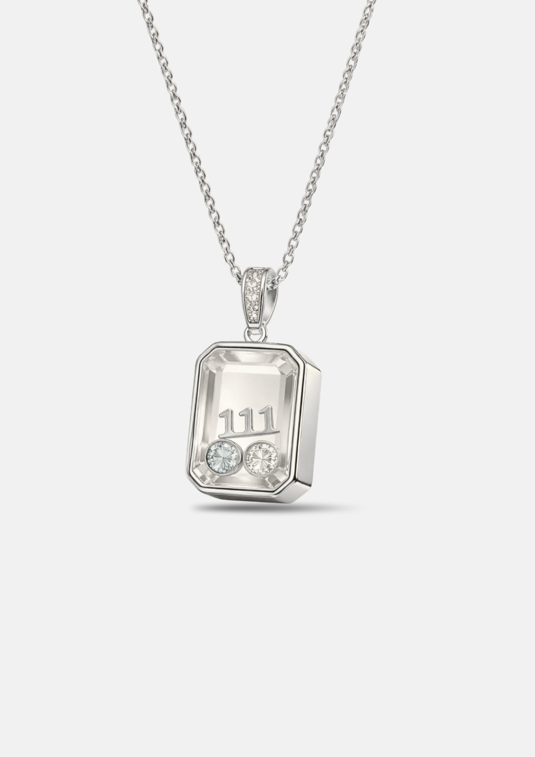 RECTANGLE BIRTHSTONE LOCKET