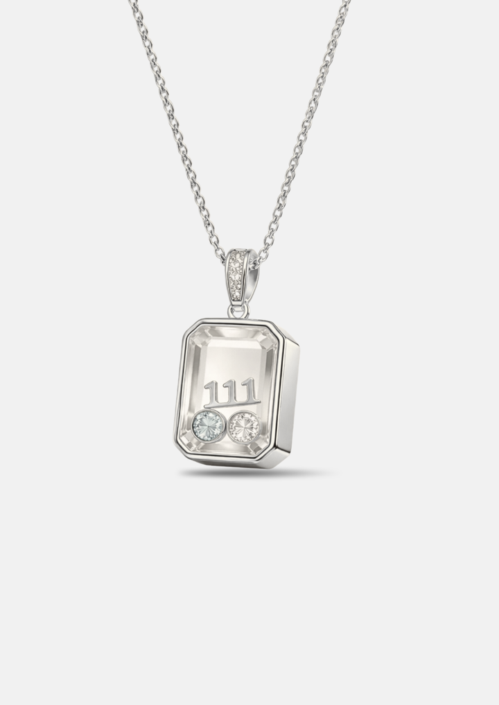 RECTANGLE BIRTHSTONE LOCKET