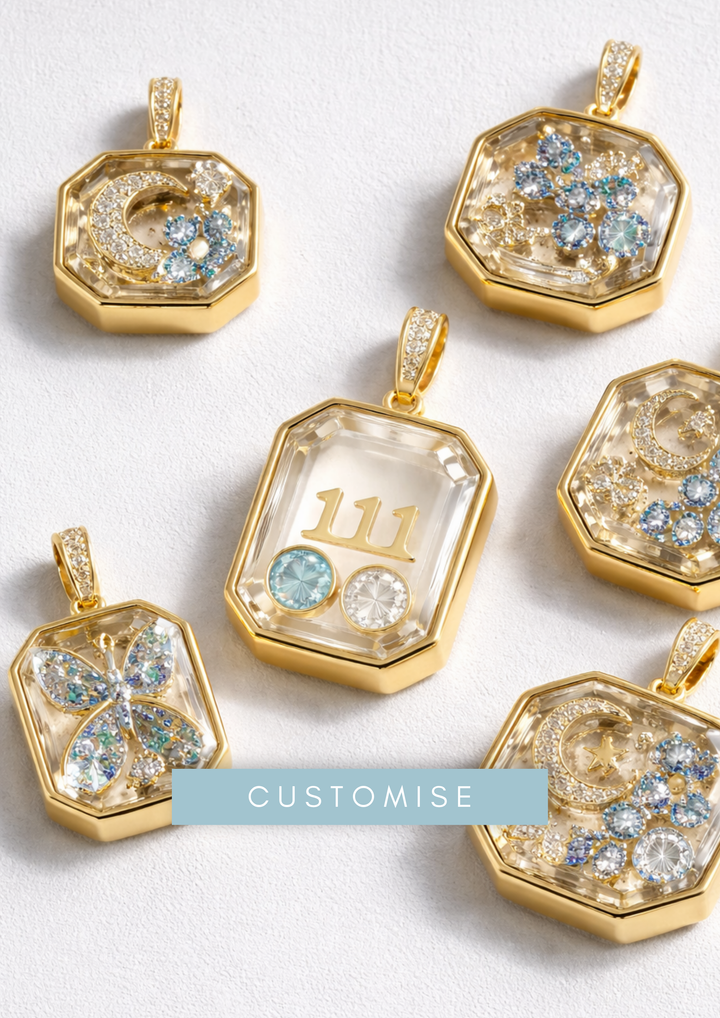 RECTANGLE BIRTHSTONE LOCKET