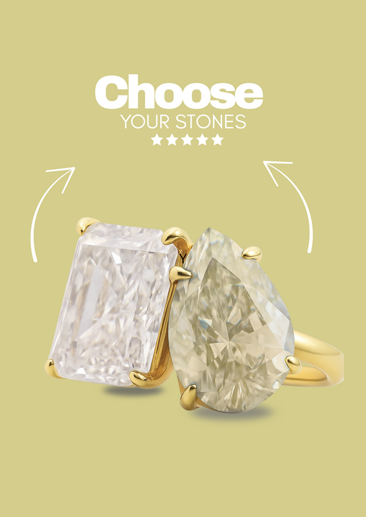 The "You & Me" Alara Birth Month Ring