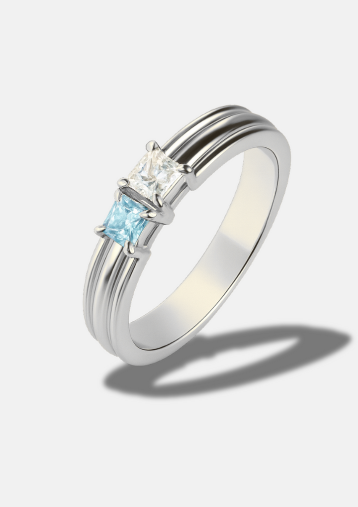 Unisex "You & Me" Birth Month Ring