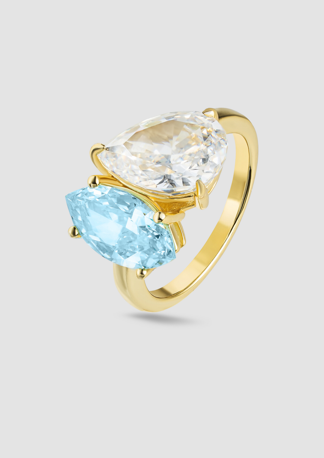 The "You & Me" Marquise Birth Month Ring