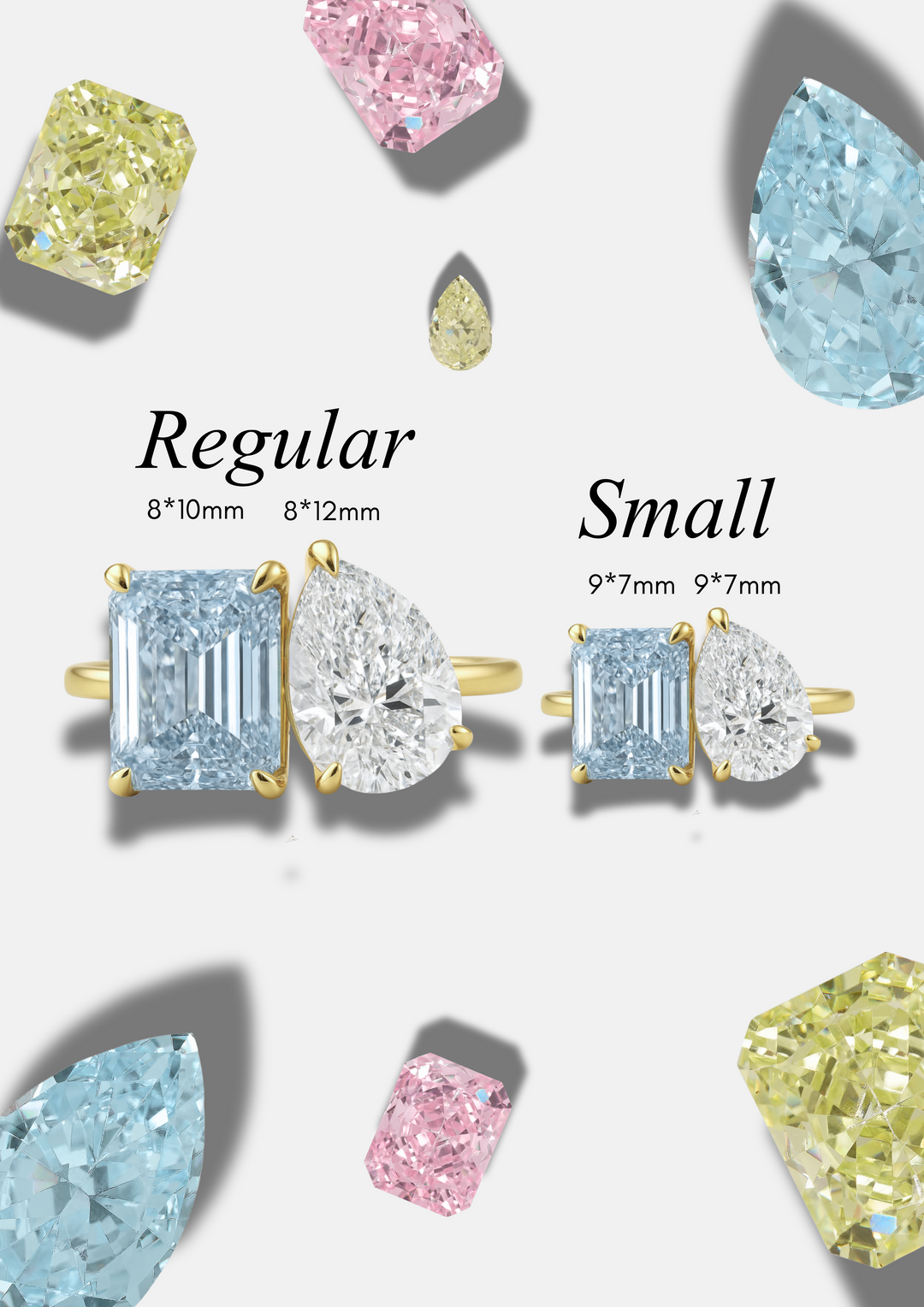 Small "You & Me" Alara Birth Month Ring