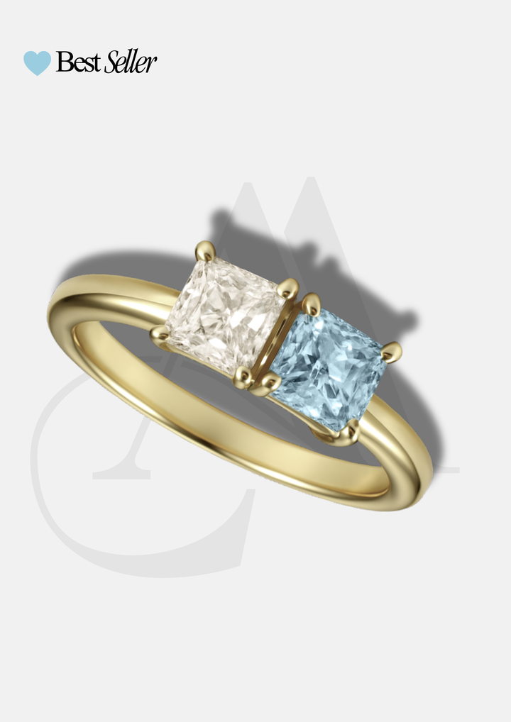 Eloise "You & Me" Birth Month Ring