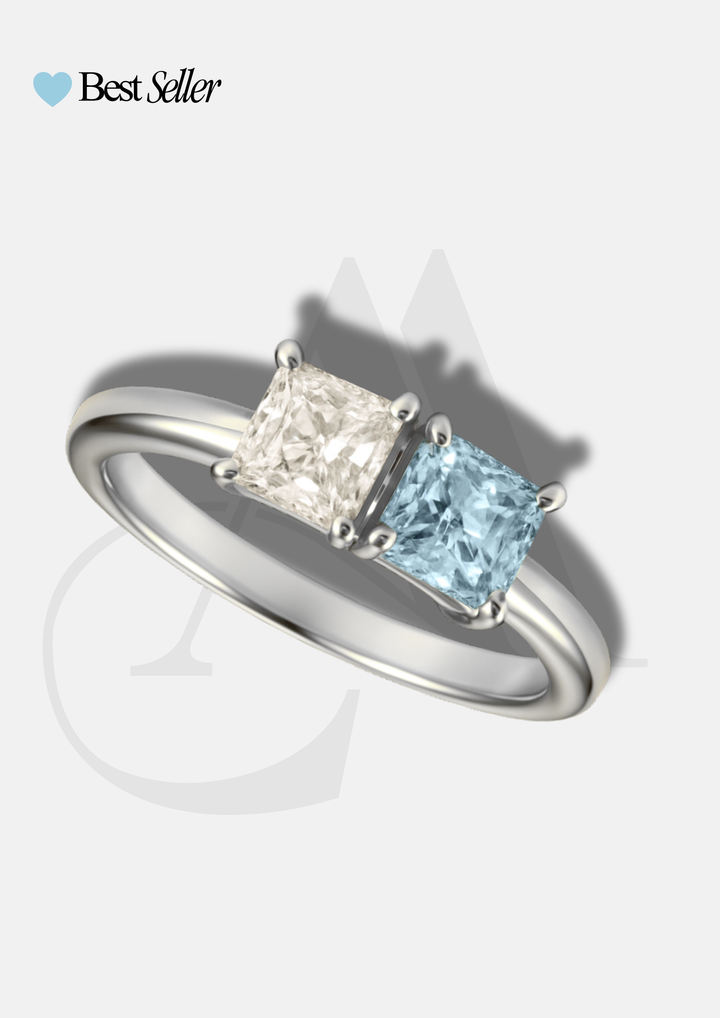 Eloise "You & Me" Birth Month Ring
